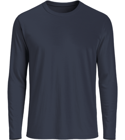 Premium men's long sleeve shirt_FRENCH NAVY_front
