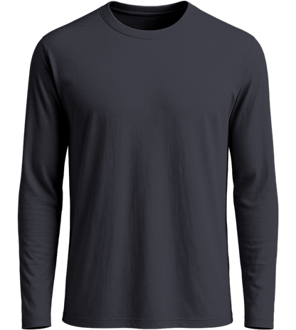 Premium men's long sleeve shirt_MOUSE GREY_front
