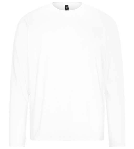 Premium men's long sleeve shirt_WHITE_front