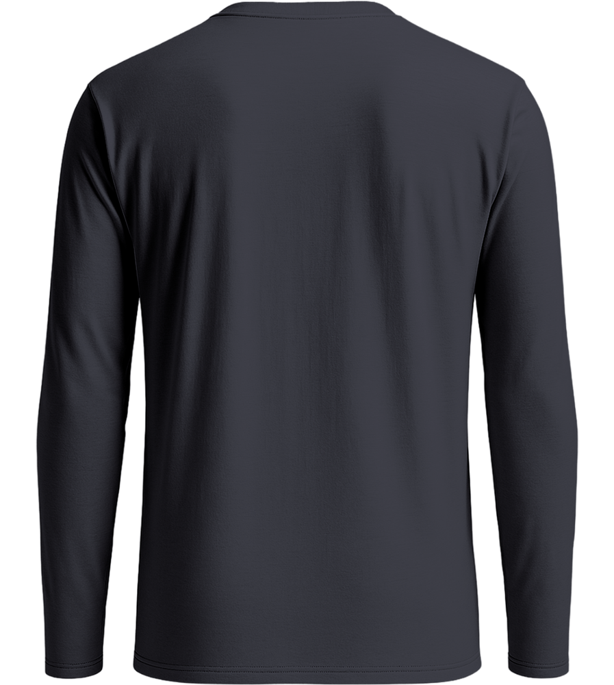Premium men's long sleeve shirt_MOUSE GREY_back