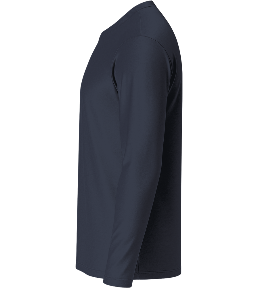 Premium men's long sleeve shirt_FRENCH NAVY_left