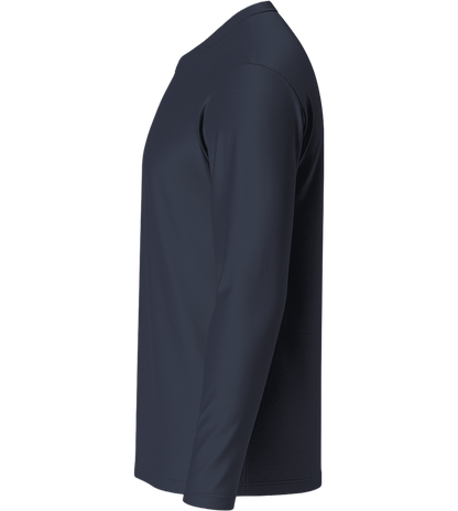 Premium men's long sleeve shirt_FRENCH NAVY_left