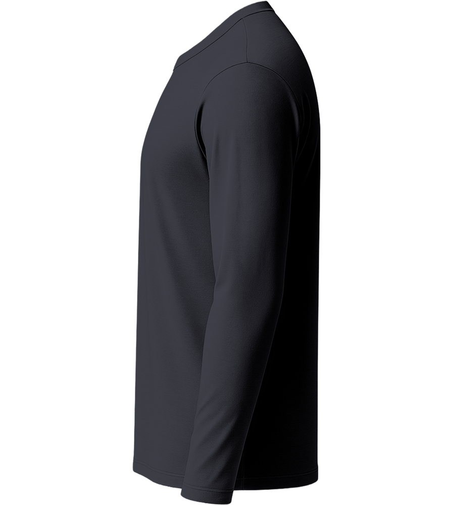 Premium men's long sleeve shirt_MOUSE GREY_left