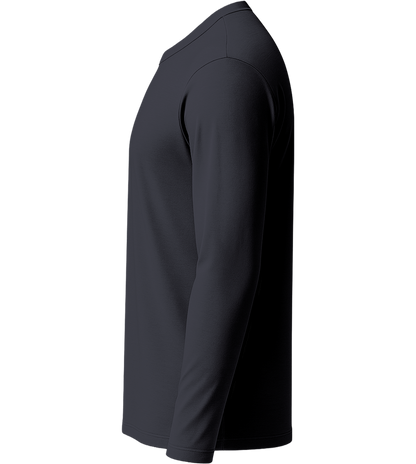Premium men's long sleeve shirt_MOUSE GREY_left