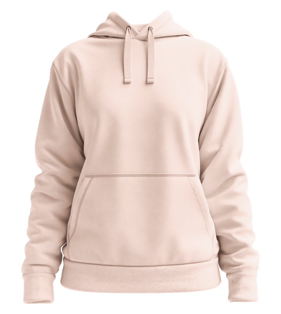 Premium women's hoodie_CREAMY PINK_front