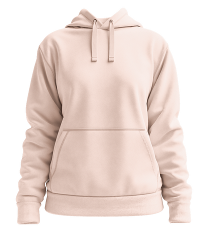 Premium women's hoodie_CREAMY PINK_front