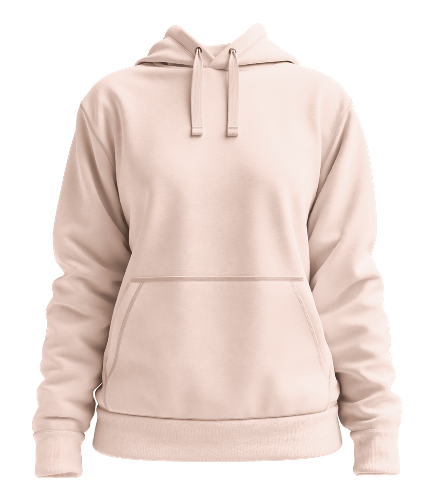 Premium women's hoodie_LIGHT PEACH ROSE_front