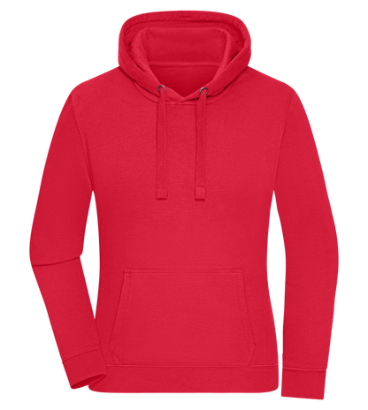 Premium women's hoodie_RED_front