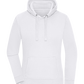Premium women's hoodie WHITE front