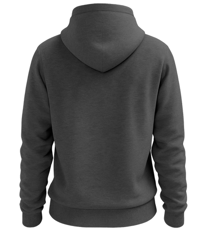 Premium women's hoodie_CHARCOAL MELANGE_back