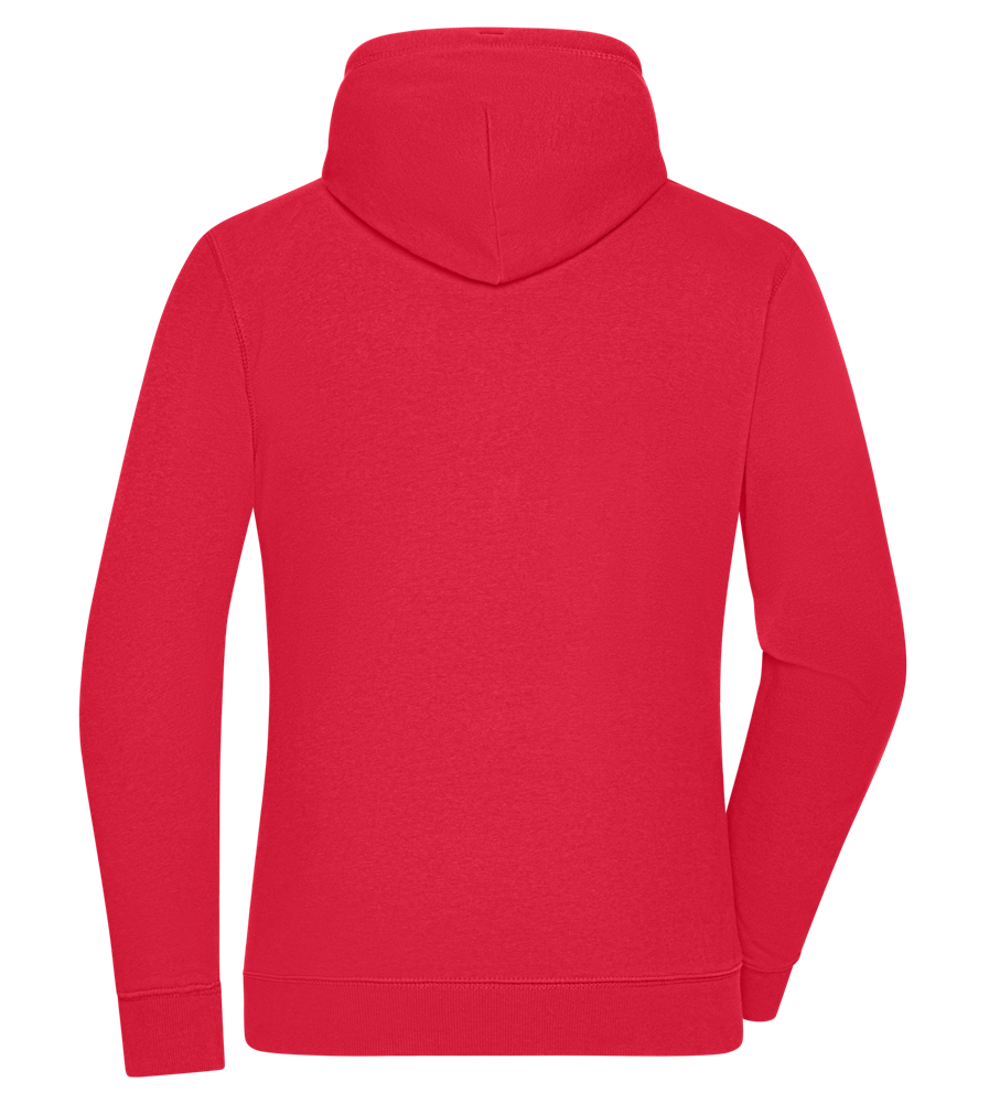 Premium women's hoodie RED back