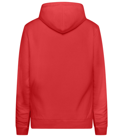 Premium women's hoodie_RED_back