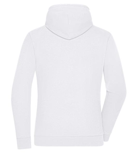 Premium women's hoodie WHITE back
