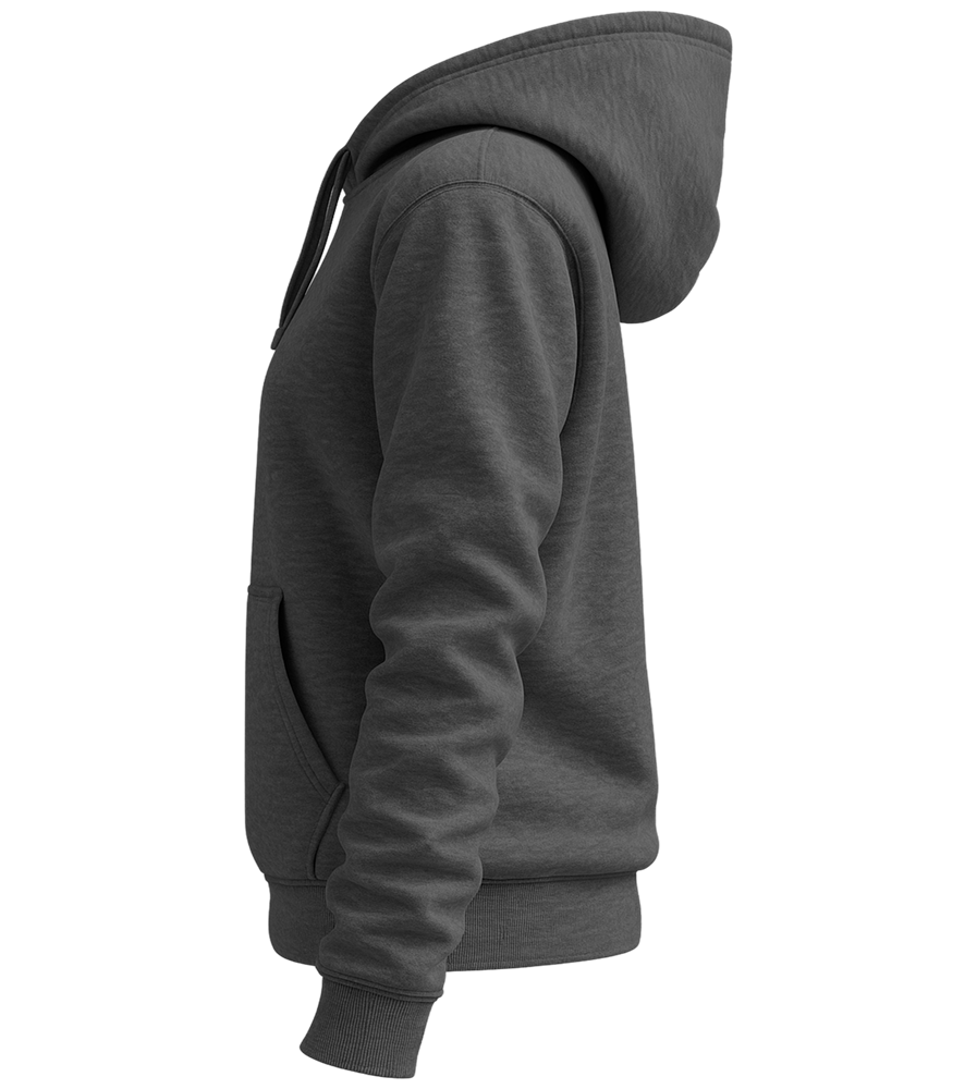 Premium women's hoodie_CHARCOAL MELANGE_left