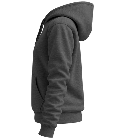 Premium women's hoodie_CHARCOAL MELANGE_left