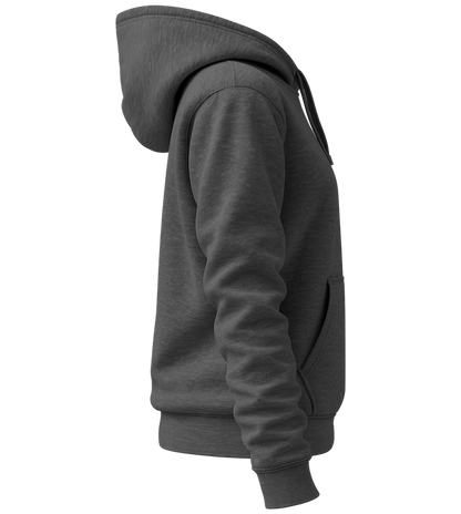 Premium women's hoodie_CHARCOAL MELANGE_right