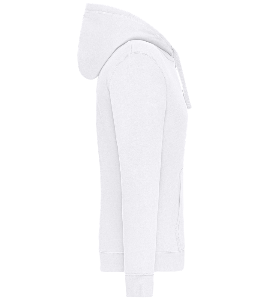 Premium women's hoodie WHITE right