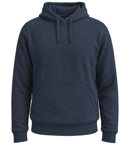 Premium unisex hoodie_HEATHER DENIM_front