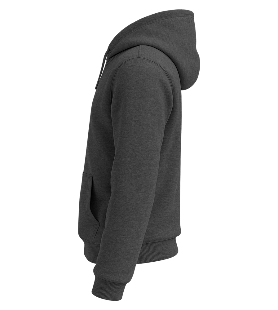 Premium unisex hoodie_CHARCOAL MELANGE_left