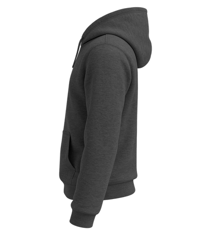 Premium unisex hoodie_CHARCOAL MELANGE_left