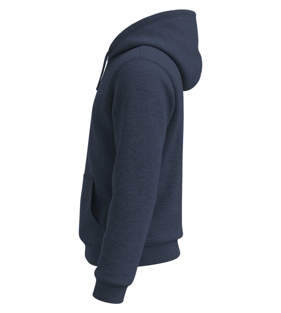 Premium unisex hoodie_HEATHER DENIM_left