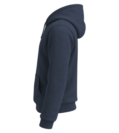 Premium unisex hoodie_HEATHER DENIM_left