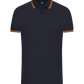 Comfort men's contrast polo shirt FRENCHMAR/ORFLU front