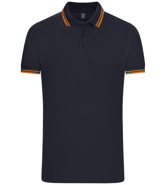 Comfort men's contrast polo shirt FRENCHMAR/ORFLU front