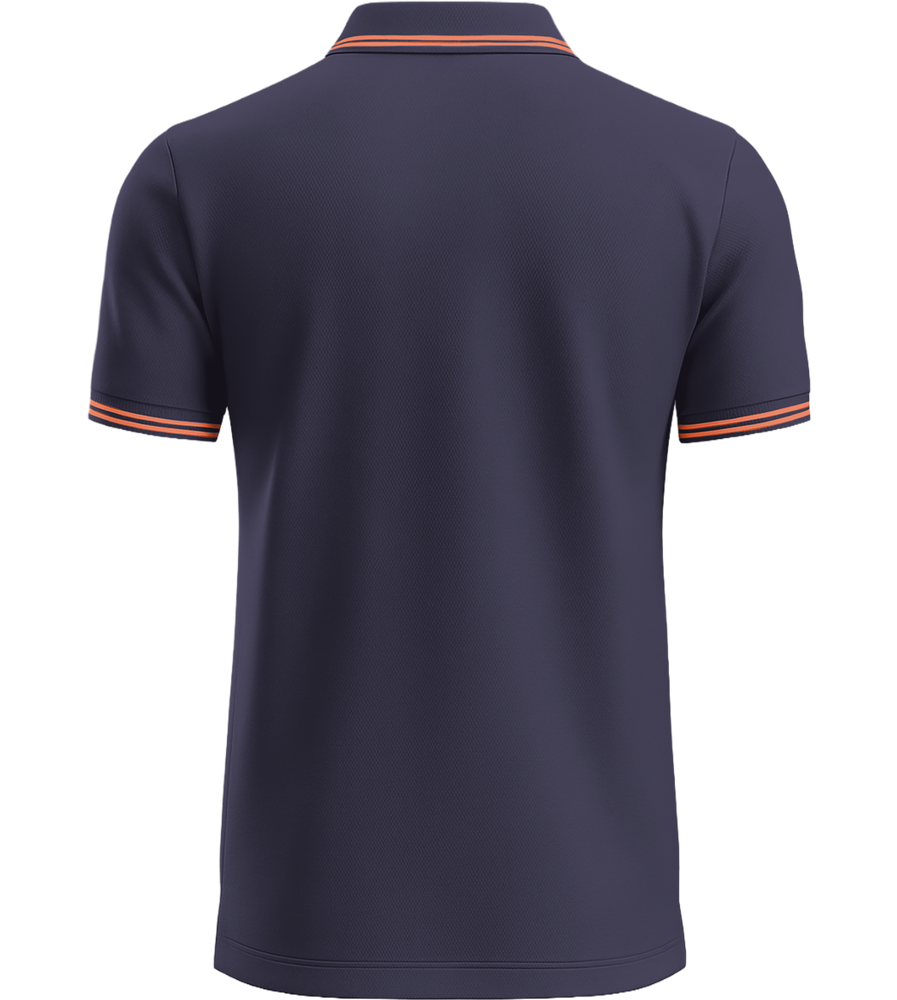 Comfort men's contrast polo shirt_FRENCHMAR/ORFLU_back