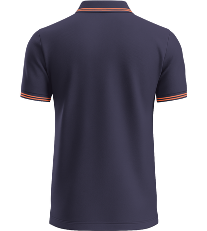 Comfort men's contrast polo shirt_FRENCHMAR/ORFLU_back