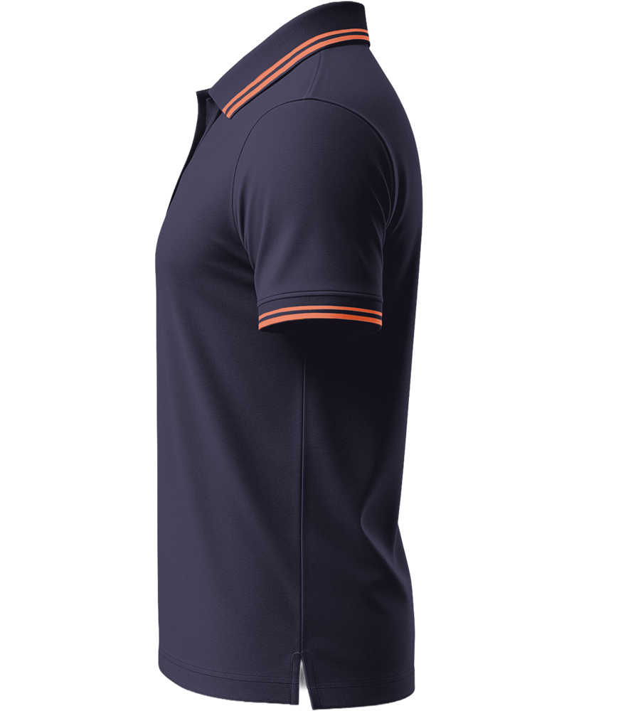 Comfort men's contrast polo shirt_FRENCHMAR/ORFLU_left