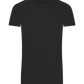 Basic men's fitted t-shirt DEEP BLACK front