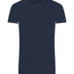 Basic men's fitted t-shirt DENIM front