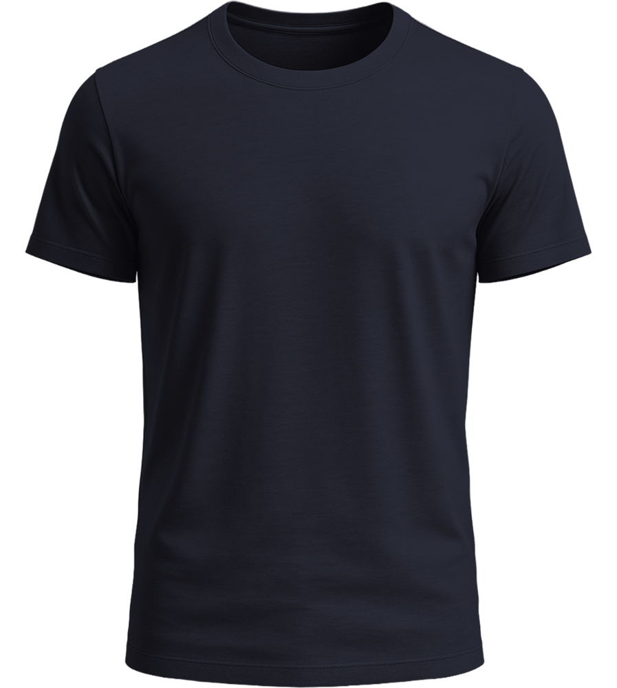 Basic men's fitted t-shirt_FRENCH NAVY_front