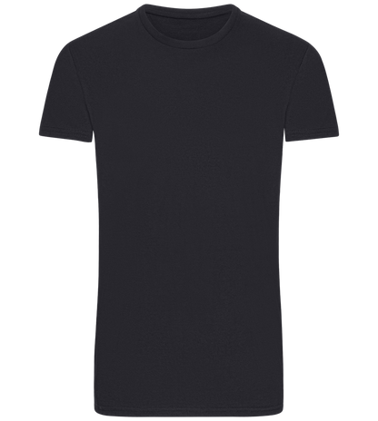 Basic men's fitted t-shirt FRENCH NAVY front