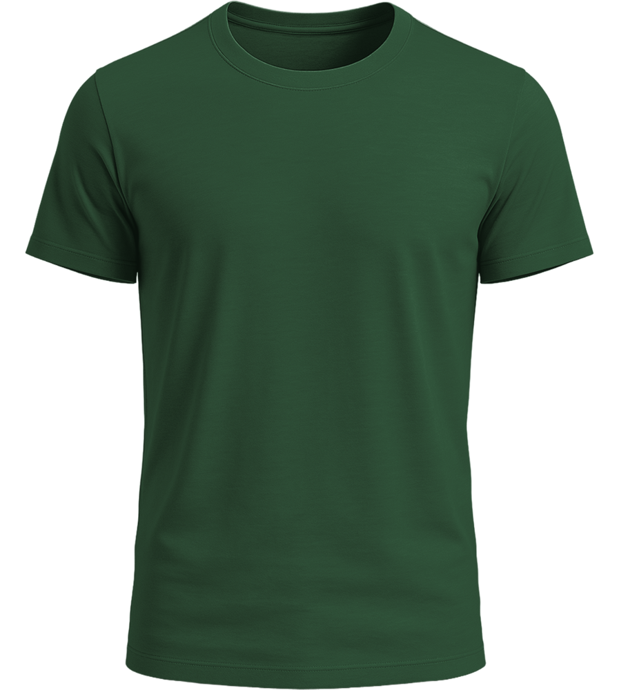 Basic men's fitted t-shirt_GREEN BOTTLE_front