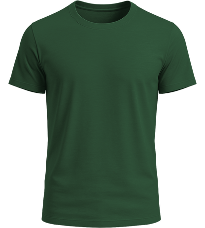 Basic men's fitted t-shirt_GREEN BOTTLE_front