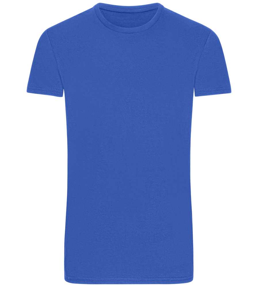 Basic men's fitted t-shirt ROYAL front