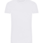 Basic men's fitted t-shirt WHITE front