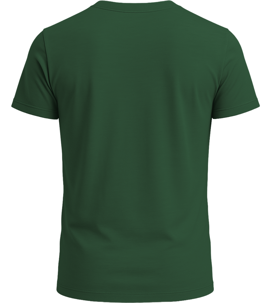 Basic men's fitted t-shirt_GREEN BOTTLE_back