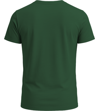 Basic men's fitted t-shirt_GREEN BOTTLE_back
