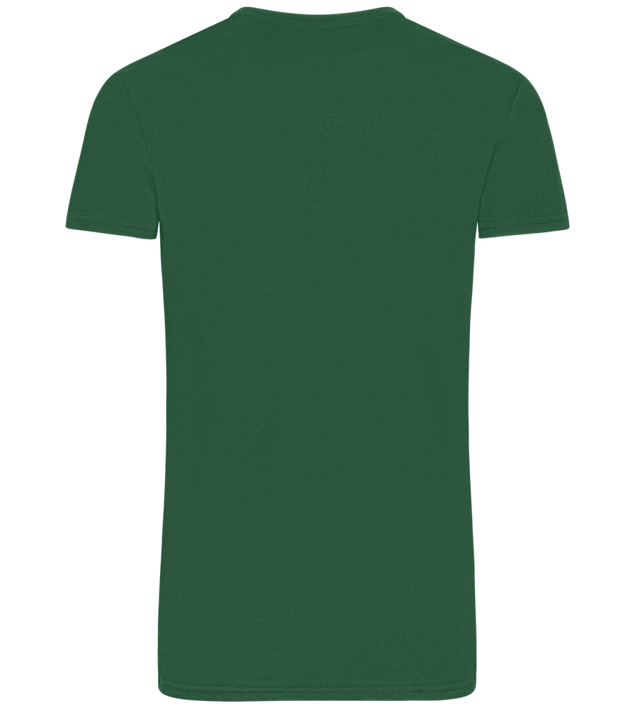 Basic men's fitted t-shirt GREEN BOTTLE back