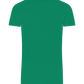 Basic men's fitted t-shirt MEADOW GREEN back