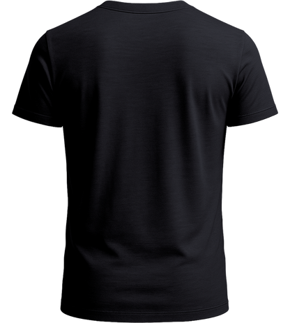 Basic men's fitted t-shirt_MOUSE GREY_back