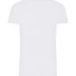 Basic men's fitted t-shirt WHITE back