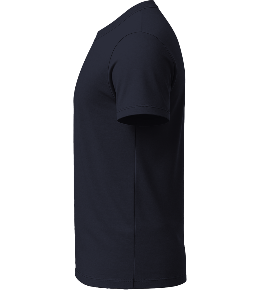 Basic men's fitted t-shirt_FRENCH NAVY_left