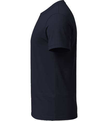 Basic men's fitted t-shirt_FRENCH NAVY_left