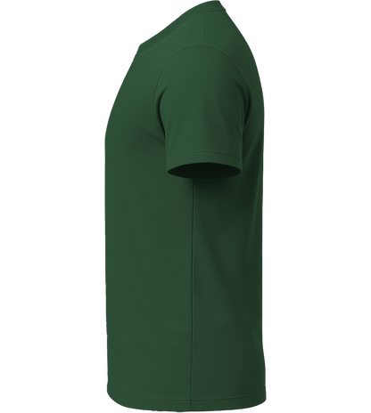 Basic men's fitted t-shirt_GREEN BOTTLE_left