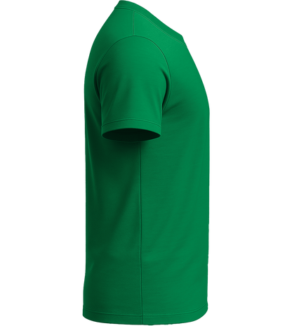 Basic men's fitted t-shirt_MEADOW GREEN_right