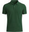 Essential men's polo shirt_GREEN BOTTLE_front